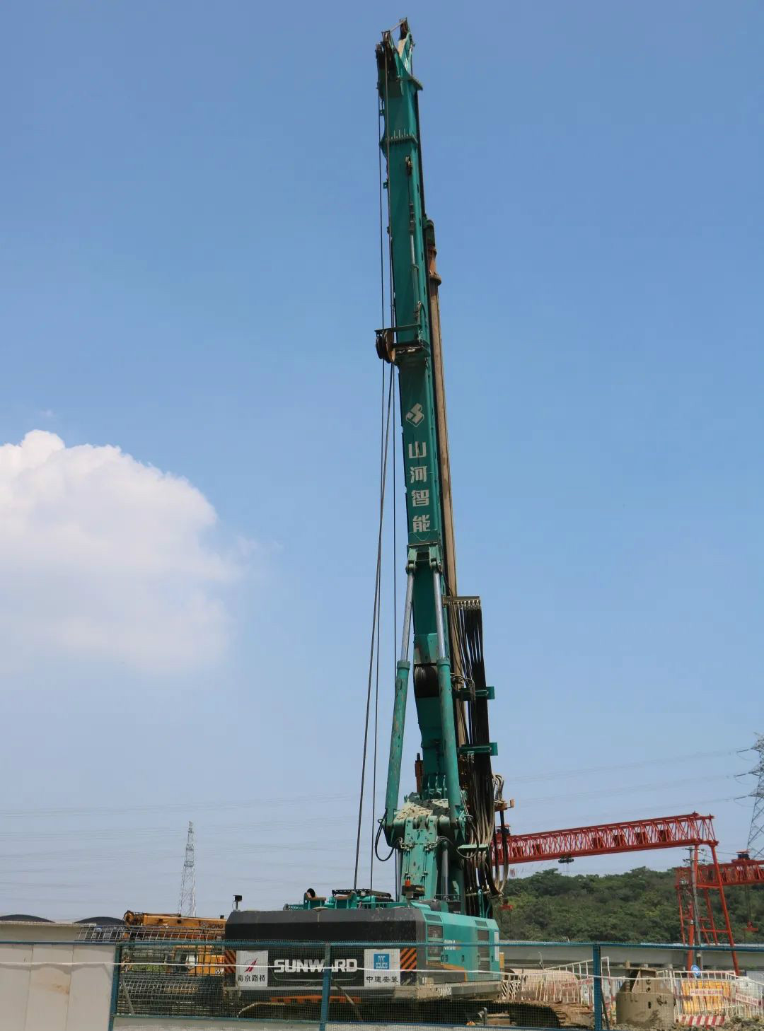 强悍表现赢青睐!山河智能360H旋挖钻助力南京312国道改扩建