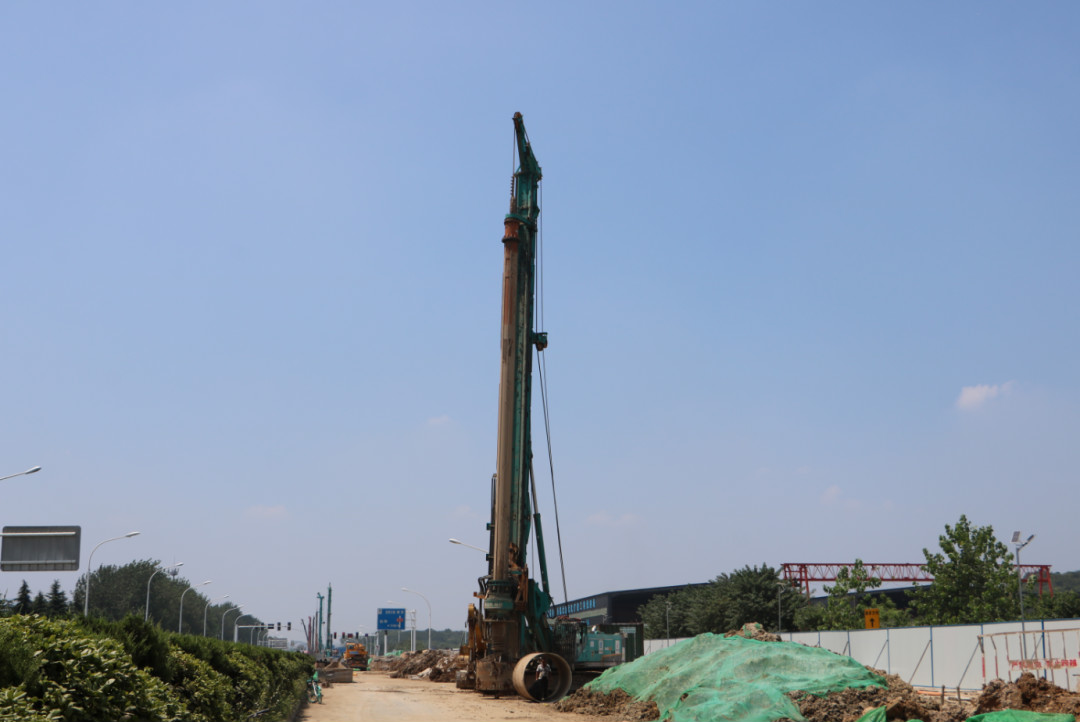 强悍表现赢青睐!山河智能360H旋挖钻助力南京312国道改扩建