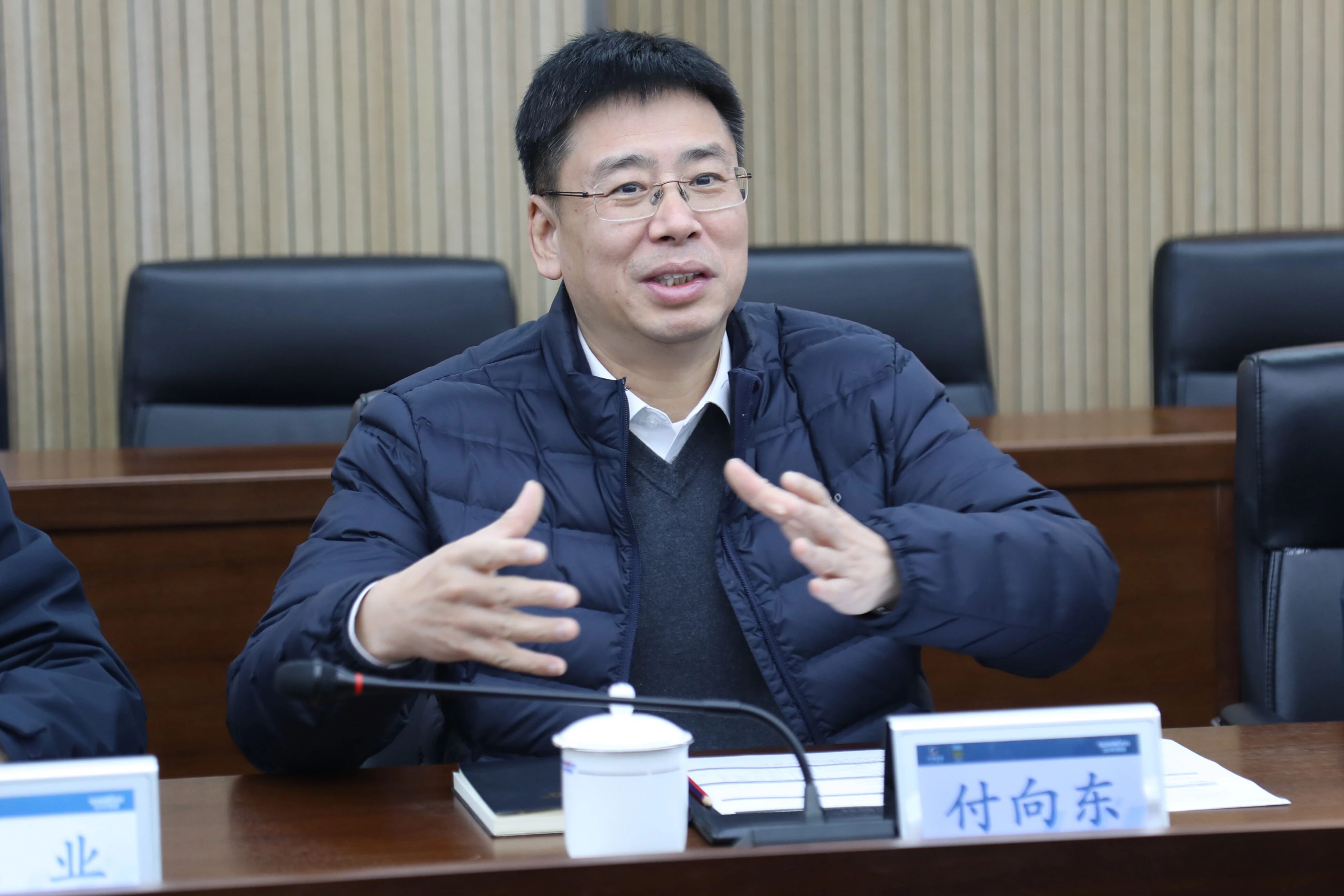 中国出口信用保险公司湖南分公司负责人蔡旺到访山河智能