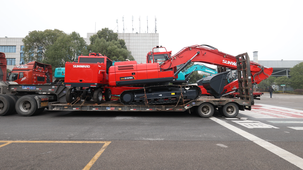 山河智能举行2026年正月系列发货仪式，过亿元设备奔赴全球